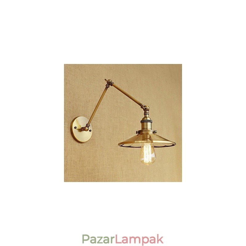 Rusztikus Lodge Country Retro galvanizált funkció a mini stílusú lengőkaros környezeti világításhoz