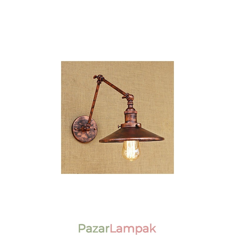 Rusztikus Lodge Country Retro galvanizált funkció a mini stílusú lengőkaros környezeti világításhoz