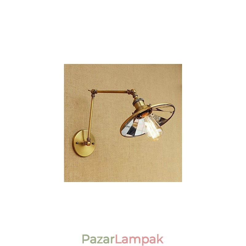 Rusztikus Lodge Country Retro galvanizált funkció a mini stílusú lengőkaros környezeti világításhoz