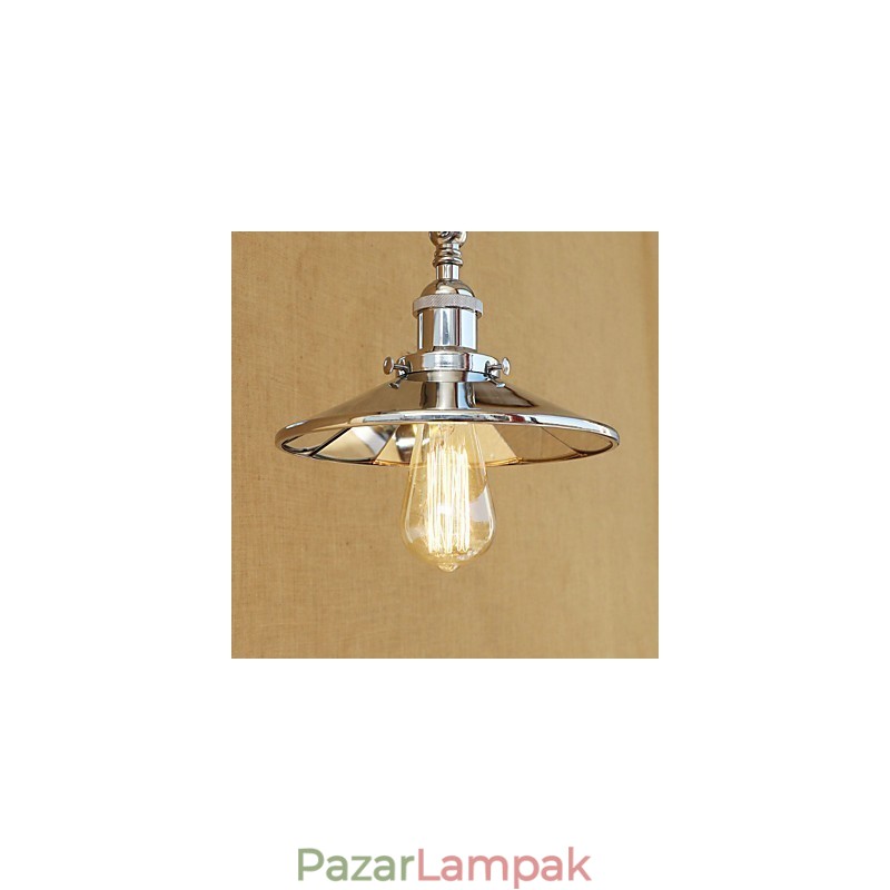 Rusztikus Lodge Country Retro galvanizált funkció a mini stílusú lengőkaros környezeti világításhoz