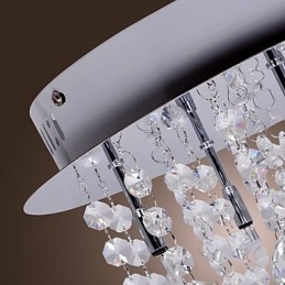 Modern modern Crystal króm fém süllyesztett tartó