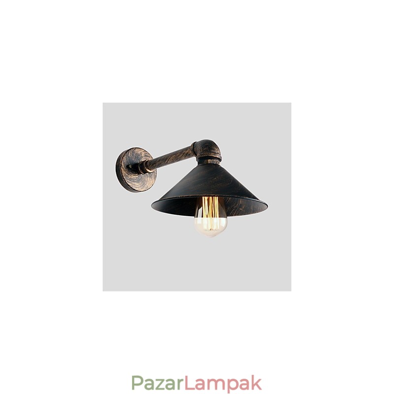 Vízcső fali lámpák Retro ipari stílus Kreatív Country Fém étterem Kávézó Bár Bár Asztali falikar