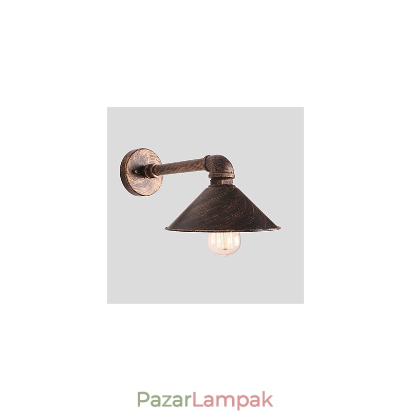 Vízcső fali lámpák Retro ipari stílus Kreatív Country Fém étterem Kávézó Bár Bár Asztali falikar