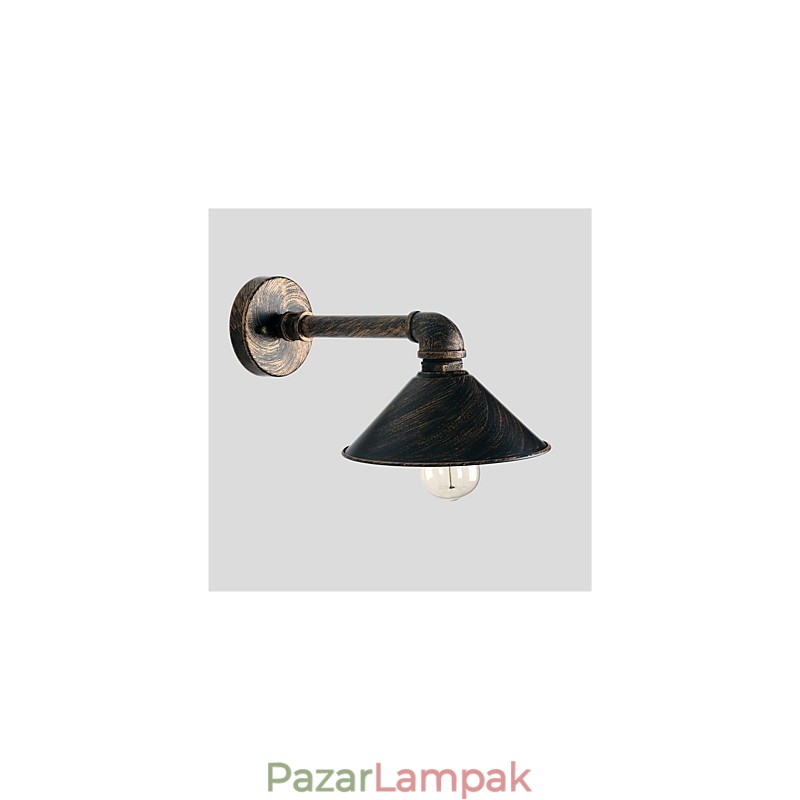 Vízcső fali lámpák Retro ipari stílus Kreatív Country Fém étterem Kávézó Bár Bár Asztali falikar