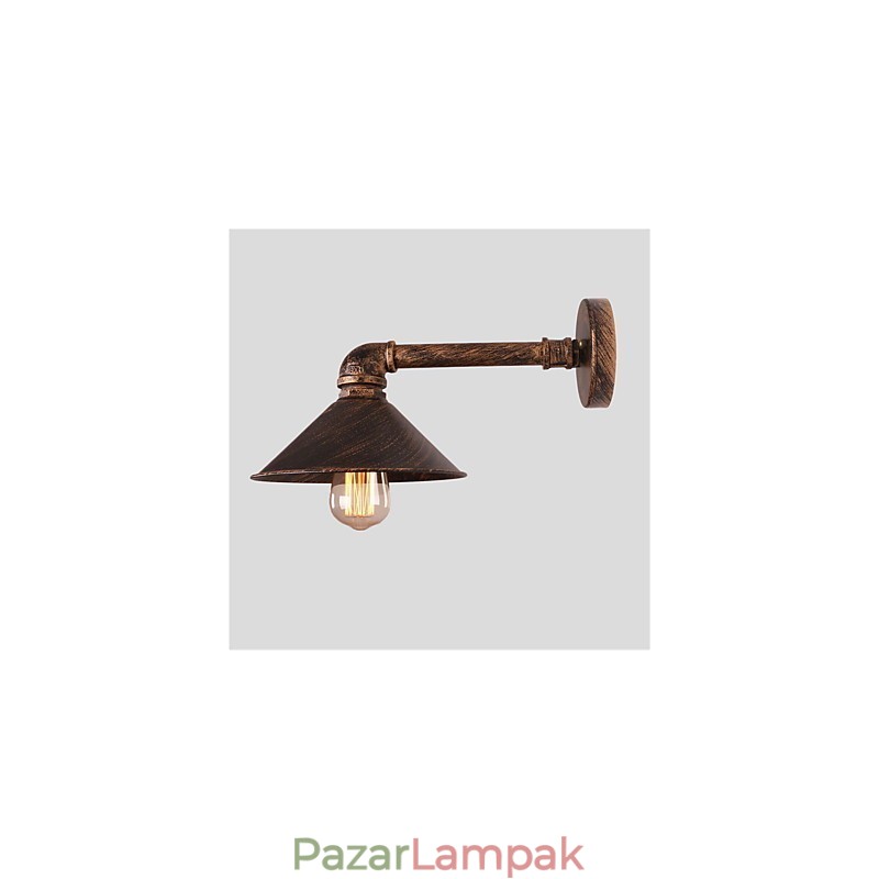 Vízcső fali lámpák Retro ipari stílus Kreatív Country Fém étterem Kávézó Bár Bár Asztali falikar