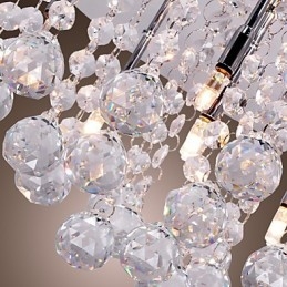 Modern modern Crystal króm fém süllyesztett tartó