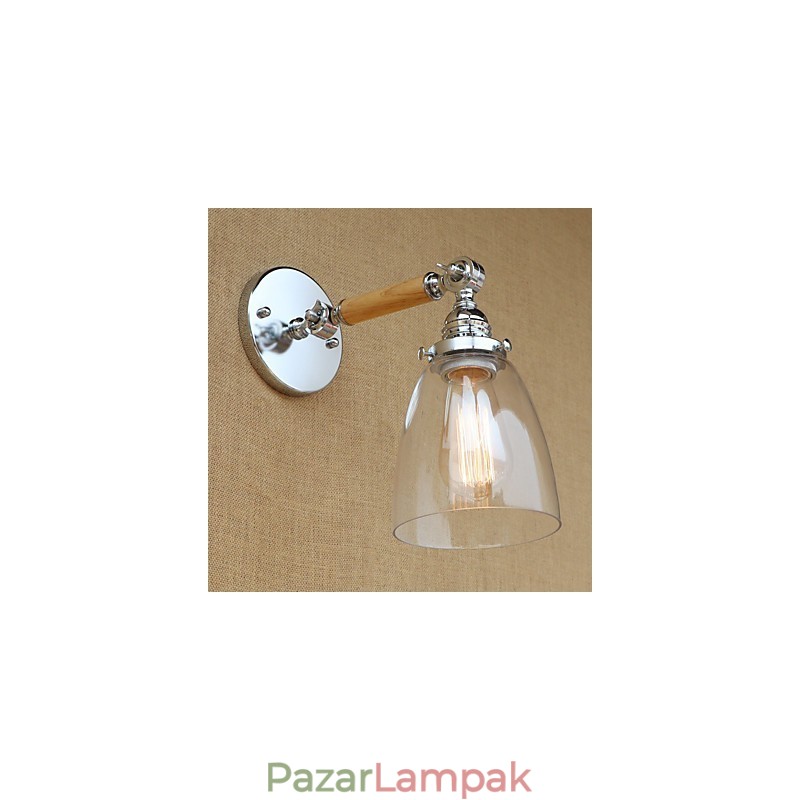 Modern, modern country retro galvanizált funkció lengőkaros környezeti fényhez