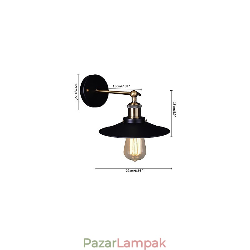 Loft fali lámpa Vintage Light fali lámpa Lamparas Ipari Világító Lámpa Lámpák Nappalihoz Hálószoba lakossági világítótestek