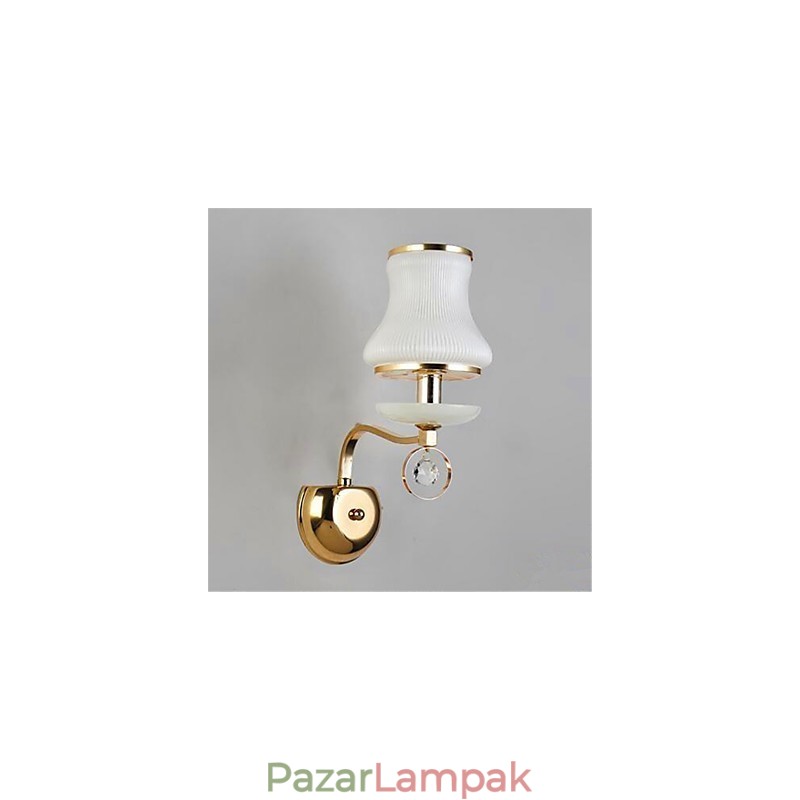 Modern, kortárs galvanizált funkció a Crystal Mini stílusú szemvédő környezeti fényes fali lámpákhoz