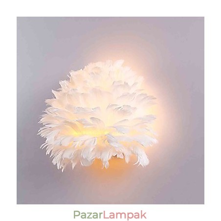 Feather fali lámpák Modern, modern hálószobás hotel falilámpák E14 Feather fali lámpák Modern, modern hálószobás hotel falilámpák E14