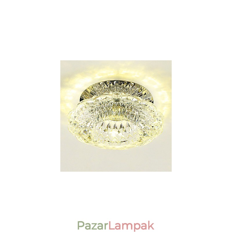 Modern, modern kristály mini stílusú süllyesztett tartó