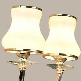 Modern, modern galvanizált funkció a Crystal Mini stílusú szemvédő fali lámpákhoz