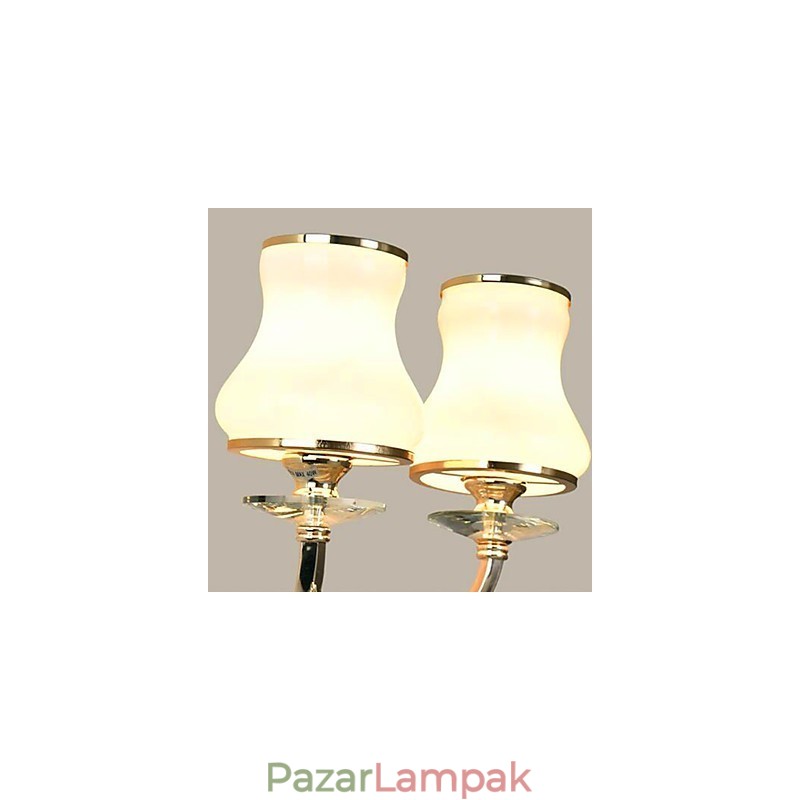 Modern, modern galvanizált funkció a Crystal Mini stílusú szemvédő fali lámpákhoz