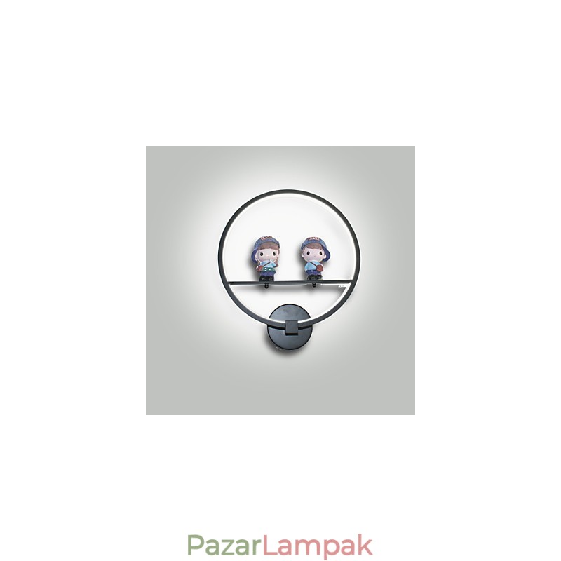 Modern kreatív fali lámpa gyerekszoba dekoráció Personality lámpa Beágyazott fali lámpa alumínium anyag fali folyosói lámpák és lámpák