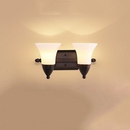 Rustic Lodge Black Oxide Finish funkció a szem védelmére Ambient Light fali lámpák fali lámpa