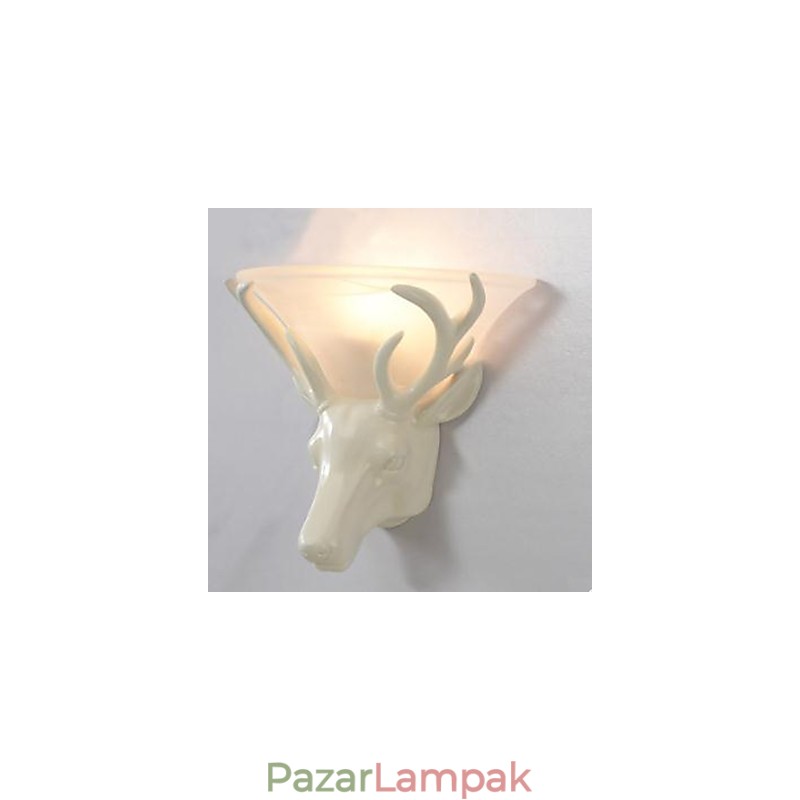 Kortárs és szerződéses szarvasfej fali lámpa divat Kreatív nappali hálószoba fali lámpa