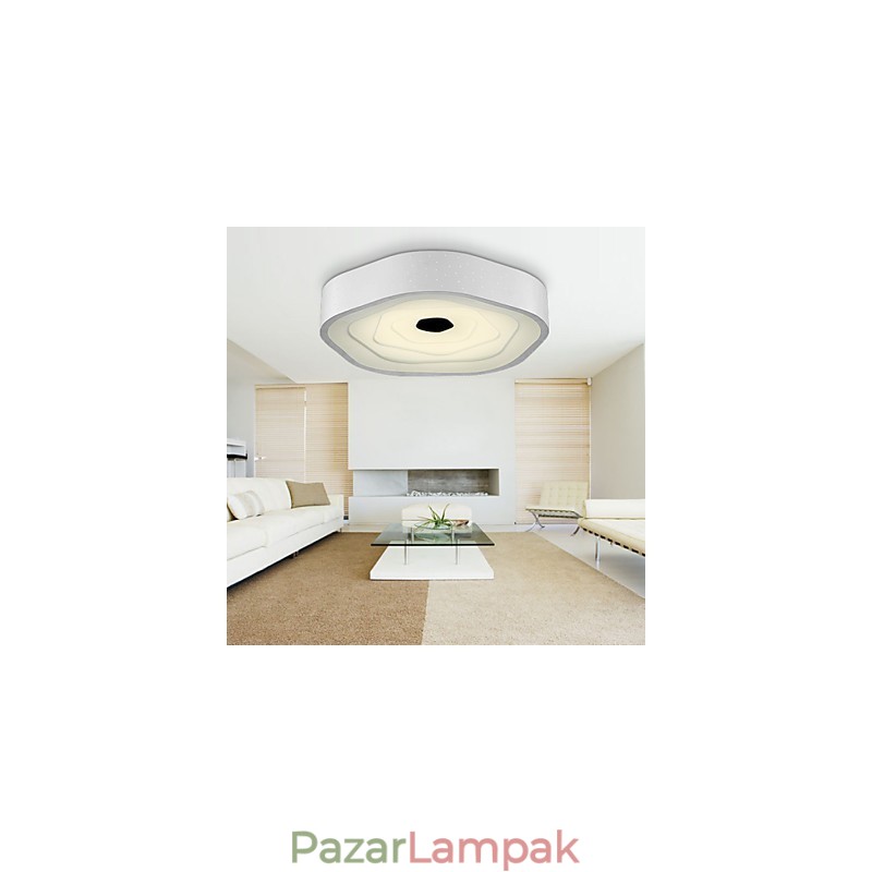 Süllyesztett modern éjszakai lámpa fehér + természetes fehér + meleg fehér szín