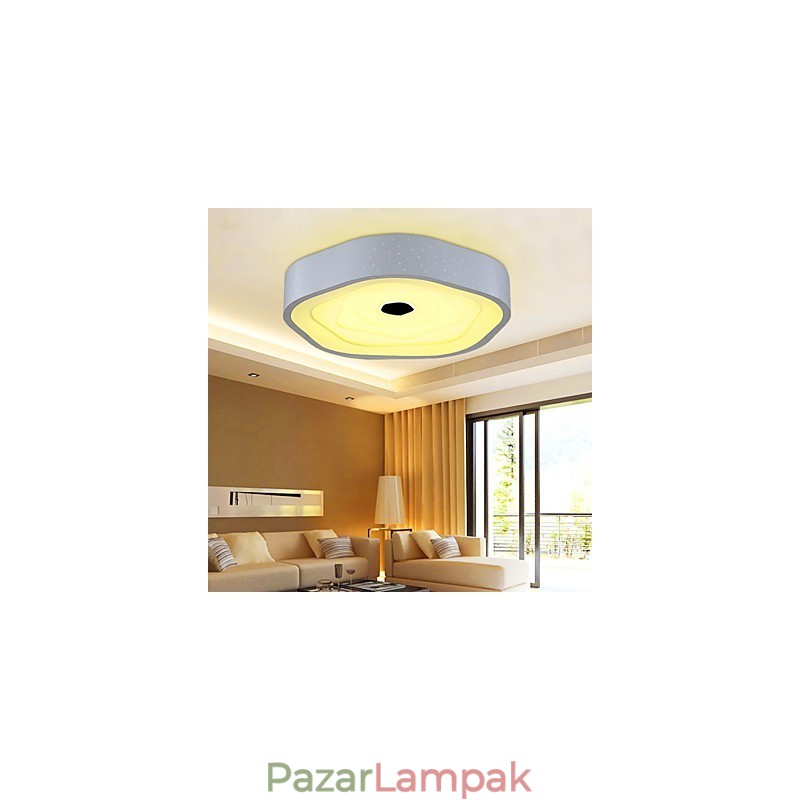 Süllyesztett modern éjszakai lámpa fehér + természetes fehér + meleg fehér szín
