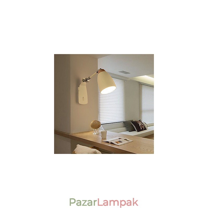 Modern fali lámpa falikarak a hálószobába