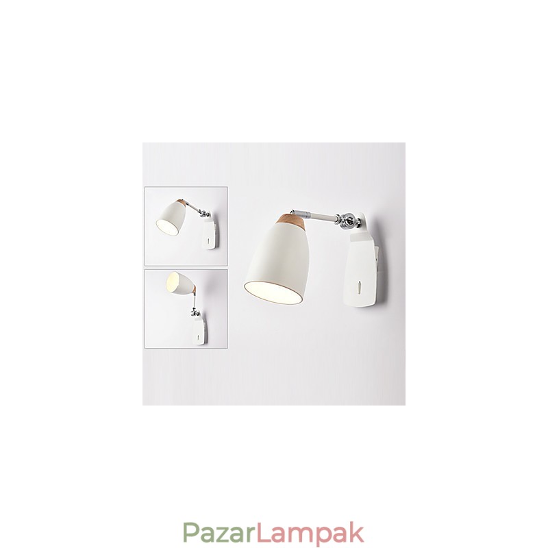 Modern fali lámpa falikarak a hálószobába