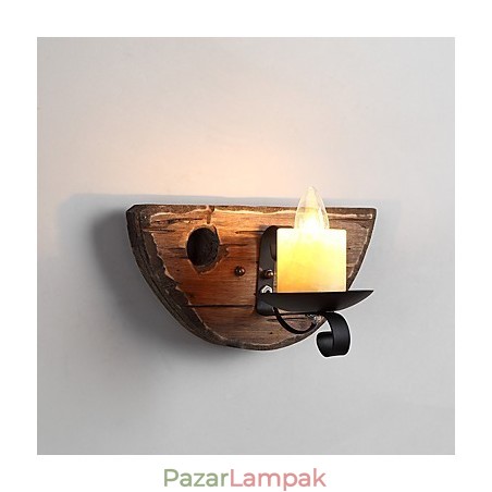 Rusztikus páholyfestési funkció mini stílusú fali lámpákhoz