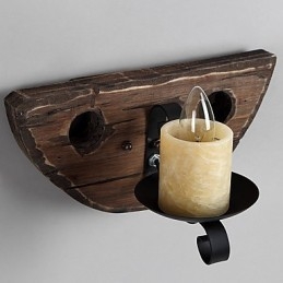 Rusztikus páholyfestési funkció mini stílusú fali lámpákhoz