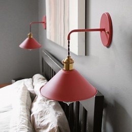 Mini méretű egyszerű ipari fejes izzók fali lámpa Vintage Retro Village fém fali lámpa folyosó fali lámpa