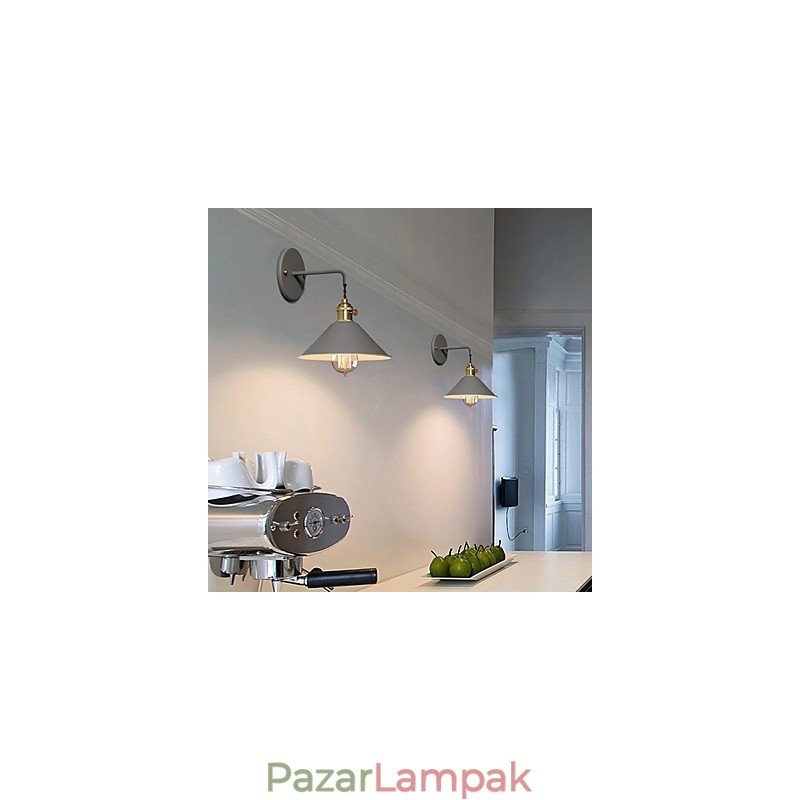 Mini méretű egyszerű ipari fejes izzók fali lámpa Vintage Retro Village fém fali lámpa folyosó fali lámpa
