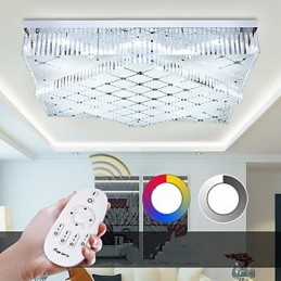 Flush Mount Crystal Modern kortárs fém