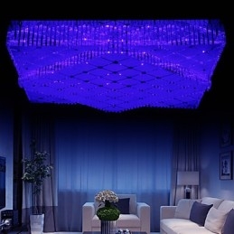 Flush Mount Crystal Modern kortárs fém