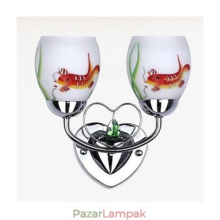 Egyszerű egyéb funkció a Crystal Ambient Light falilámpákhoz