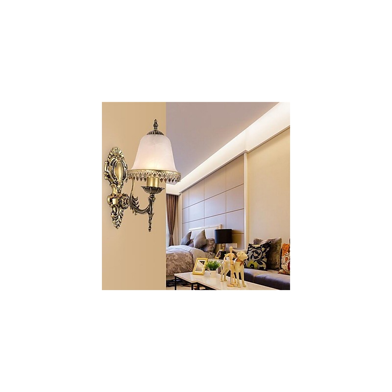 Vintage galvanizált jellemző alsó lámpa fali lámpa fali lámpa