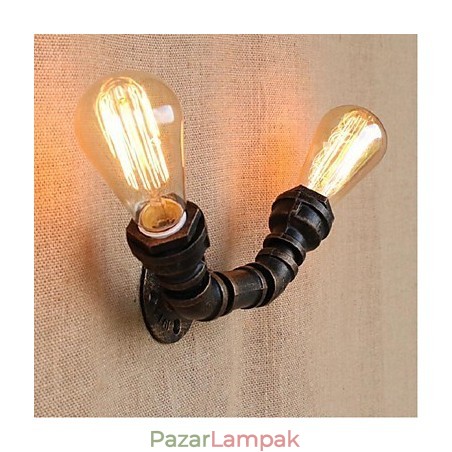 Nosztalgia Simple Water Pipe Dekoratív kis fali lámpa fali lámpa Nosztalgia Simple Water Pipe Dekoratív kis fali lámpa fali lámpa