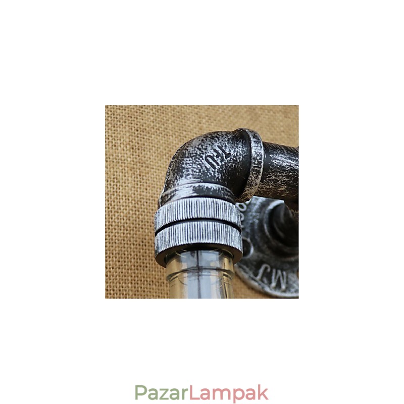 Rusztikus Lodge sárgaréz funkció Ambient Light falilámpákhoz Borostyán színű fali lámpa