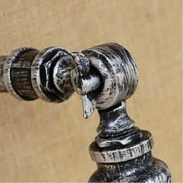 Ipari stílusú Nordic Water Pipe fali lámpa Fali lámpa Ezüst