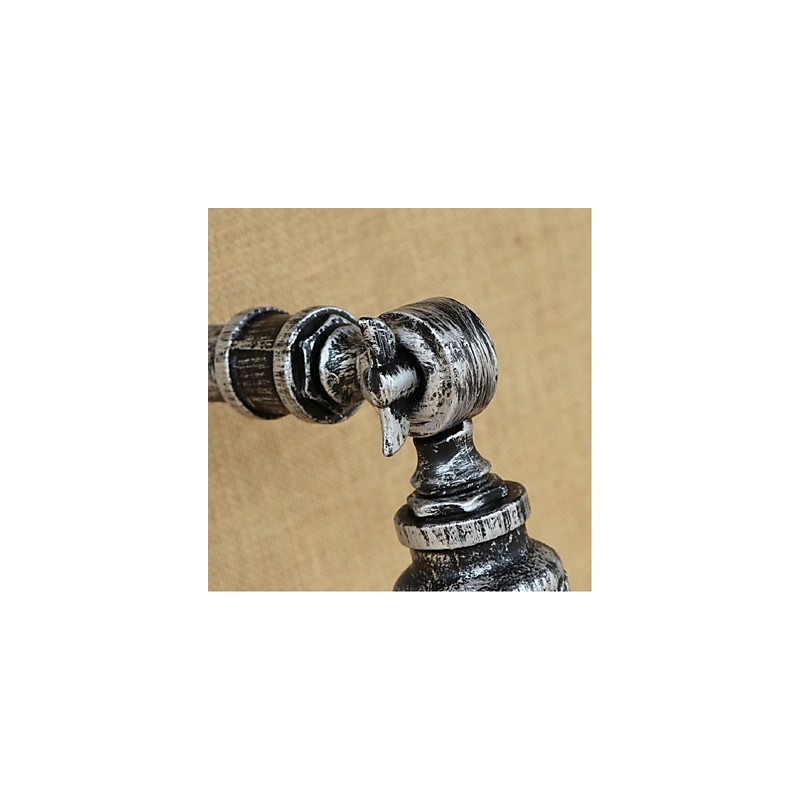 Ipari stílusú Nordic Water Pipe fali lámpa Fali lámpa Ezüst