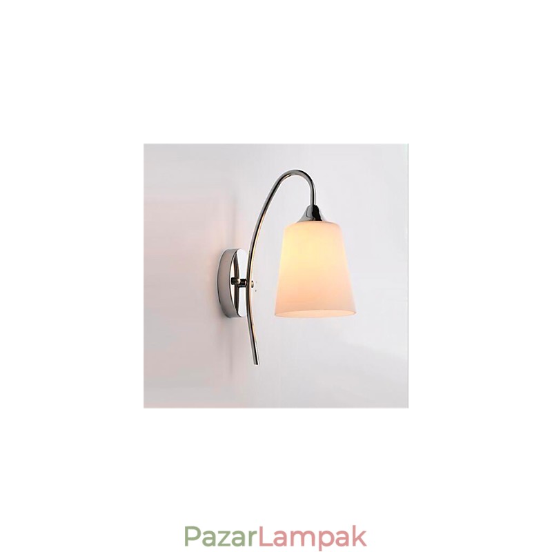 Modern minimalista üveg ágy melletti folyosó szállodai szoba fali lámpa