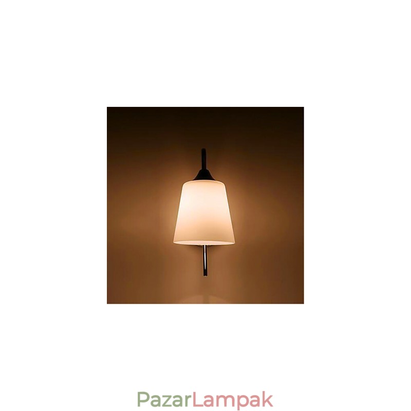 Modern minimalista üveg ágy melletti folyosó szállodai szoba fali lámpa