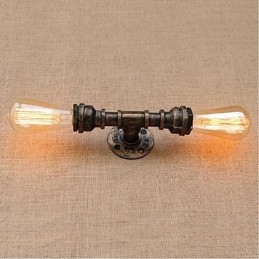 Nosztalgia Simple Water Pipe dekoratív kis fali lámpa fali lámpa