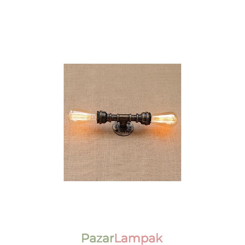 Nosztalgia Simple Water Pipe dekoratív kis fali lámpa fali lámpa