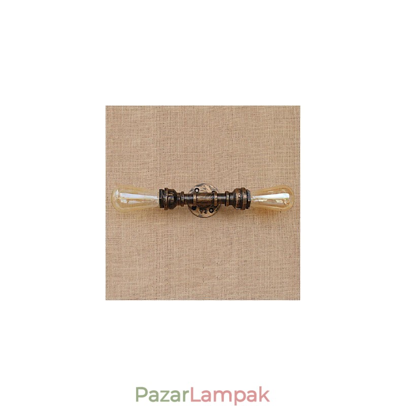 Nosztalgia Simple Water Pipe dekoratív kis fali lámpa fali lámpa
