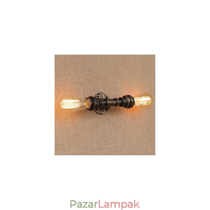 Nosztalgia Simple Water Pipe dekoratív kis fali lámpa fali lámpa