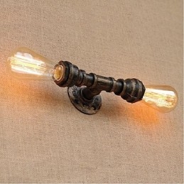 Nosztalgia Simple Water Pipe dekoratív kis fali lámpa fali lámpa