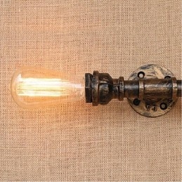 Nosztalgia Simple Water Pipe dekoratív kis fali lámpa fali lámpa