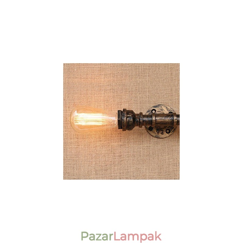 Nosztalgia Simple Water Pipe dekoratív kis fali lámpa fali lámpa