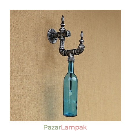 Retro nosztalgia személyiséggel Kávézó Bár Étterem Folyosó Vizes palack fali lámpa kapcsoló Retro nosztalgia személyiséggel Kávézó Bár Étterem Folyosó Vizes palack fali lámpa kapcsoló