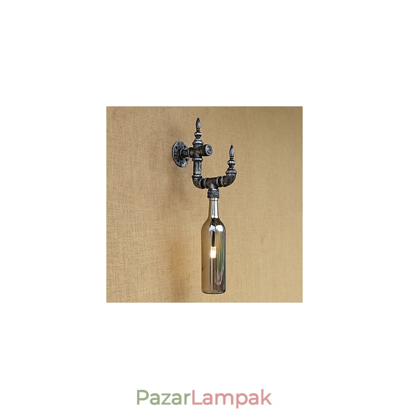 Retro nosztalgia személyiséggel Kávézó Bár Étterem Folyosó Vizes palack fali lámpa kapcsoló