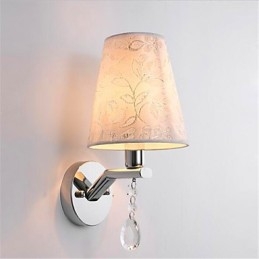 Modern, kortárs ezüst funkció a Crystal Ambient Light falilámpákhoz