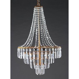 Modern, kortárs, hagyományos, klasszikus rusztikus páholy Retro lámpás Country Crystal antik sárgaréz fém csillár