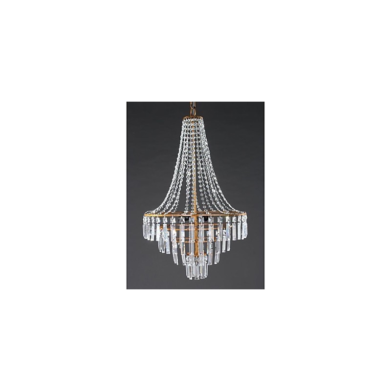 Modern, kortárs, hagyományos, klasszikus rusztikus páholy Retro lámpás Country Crystal antik sárgaréz fém csillár